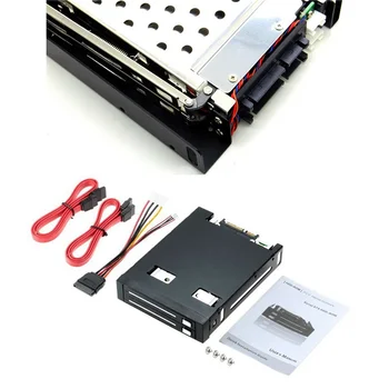 2.5 Colos SSD HDD Burkolat Tálca 2-Bay-Merevlemez-Meghajtó SATA Floppy Meghajtó Fokozat Merevlemez Burkolat Kitermelés Doboz