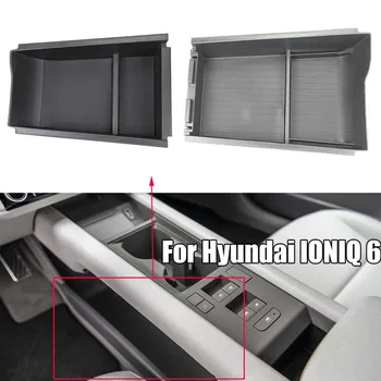 2db Hyundai-IONIQ 6 ABS Fekete Belső Karfa Konzol Központi Tároló Doboz középkonzol Szervező Konténerek Tálca Alkatrészek