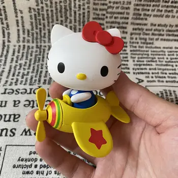 45th anniversary Sanrio Hello Kitty baba Dekoráció meglepetés gyűjteni Aranyos Anime Ábra szuvenír játékok, Születésnapi, Karácsonyi ajándék