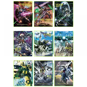 9Pcs Gundam Végtelen Háború Gyűjtemény Kártyák Lézer Dombornyomott Kártya Stargazer Kérdés 5 6 7 8 Gundam Fényvisszaverő Kártya Játék, Ajándék