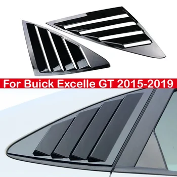 A Buick Excelle GT 2015-2019 Autó Hátsó Louver Ablak Oldalsó Kioldó Fedezze Trim Matrica Ventillátor Lapát ABS Szénszálas Tartozékok