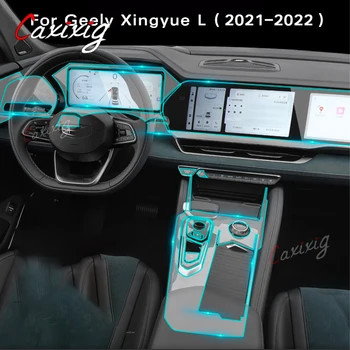 A Geely Monjaro Xingyue L KX11 2021-2022 Autó Belső középkonzol Átlátszó TPU Védőfólia Anti-scratc Javítás