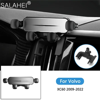 A gravitáció Autós Mobiltelefon tartó Volvo XC60 2009-2017 2018-2023 Autó Szellőzőnyílás Snap-on Állni GPS Navigációs Konzol Tartozékok