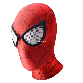 A Marvel Ultimate Spider-Man Maszk Szuperhős Spider-Nő Halloween Cosplay Fejfedő Felnőtt/Gyerek Szülinapi Ajándék (Egy Méret)