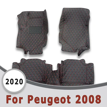 Autó Szőnyeg A Peugeot 2008 2022 2023 2020 2021 Szőnyegek Automatikus Belső Alkatrészek Kiegészítők Termékek Láb Párna Vízálló Kiterjed