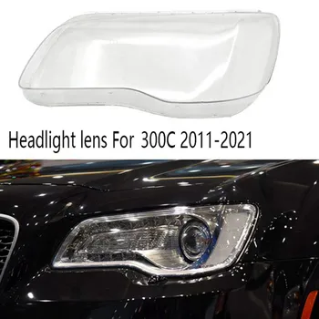 Bal Első Fényszóró Shell lámpabúra Lámpa Lencse Átlátszó Fényszóró Fedelét a Chrysler 300C 2011-2021