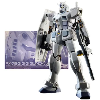 Bandai Valódi Ábra Gundam Modell Kit Anime Adatok RG 1/144 RX-78-3 G-3 Gundam Mobil Öltöny Gunpla akciófigura a Játékok, Ajándékok