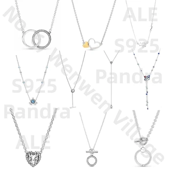 Boutique 925 ezüst nyaklánc, medál logó alkalmas eredeti Pandora medál, női ékszerek, ajándékok