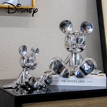 Disney Egyszerű, Modern Mickey Egér Szobor gyerekszoba Rajzfilm Ábra Baba Dekoráció, TV Szekrény, Asztal Dekoráció, Kézműves