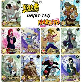 Kayou Naruto UR91-114 Sorozat flash kártya Uzumaki Naruto Uchiha Madara Tsunade Gyűjtemény card kártyát Fiú játékok Karácsonyi ajándék
