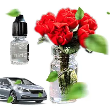Kicsi Rózsa Csokor, Autó Mini Agyag Rose Diffúzor Középső Konzol Étkező Ablakpárkányon Gyönyörű Mini Rózsa Autó Dekoráció Hálószoba