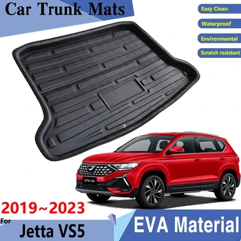 Kocsi Csomagtartójában Szőnyeg 3D EVA Anyagból A Volkswagen Jetta Tartozékok VW Jetta VS5 2019~2023 Kocsi Csomagtartójában Szőnyeg Törzs Hátsó Pad Tartozékok