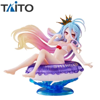 Készleten Eredeti Taito Aqua Úszó Lányok Nem Játék Nem Az Élet Shiro Anime Modell Játékok Kawaii Fürdőruha Lányok Adatok Otthoni Dekoráció