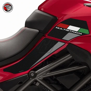 Motoros Anti-slip Oldalon Tank Pad Védelem Térd Tartás Mat a Ducati Multistrada 1200 1260 2015-2020 közötti