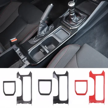 ABS Szénszálas Autó Center vezérlőegység Shift Panel Víz Kupa Keret Fedezi Kárpitozás, Subaru WRX 2021-2023 Belső Kiegészítők
