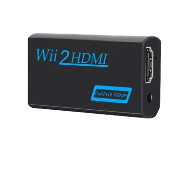 Wii, HDMI Átalakító - HD Wii2HDMI Adapter - játékkonzol, Wii, HDMI Csatlakozó